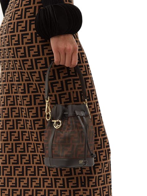 fendi mini bag brown and black|fendi mini cross body bag.